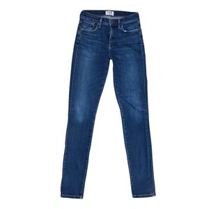 AGOLDE Sophie High Rise Premium‎ Denim Jeans Dark Wash Size 26